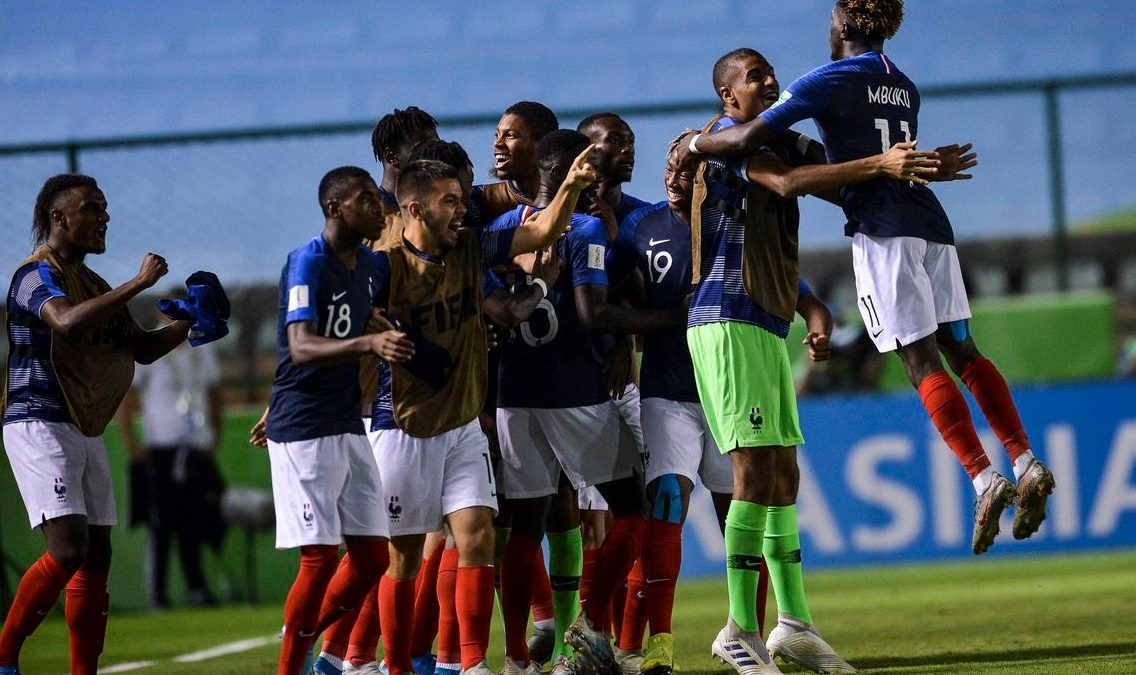 França fica em terceiro lugar no Mundial Sub-17