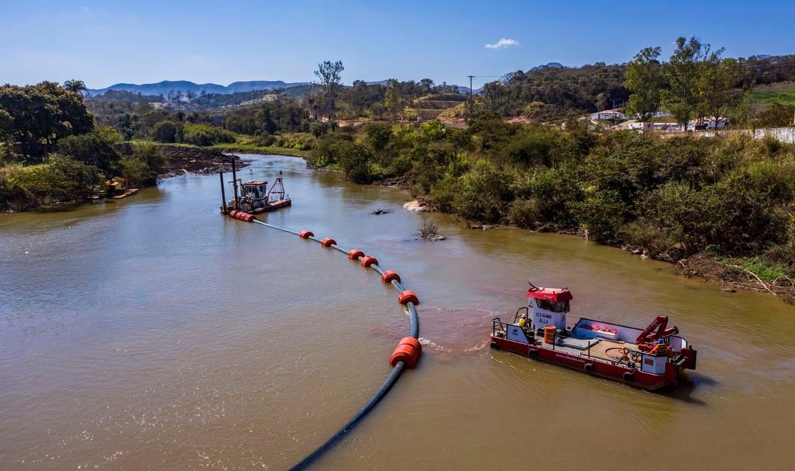 Vale entrega obras que visam reduzir chegada de lama ao Rio Paraopeba