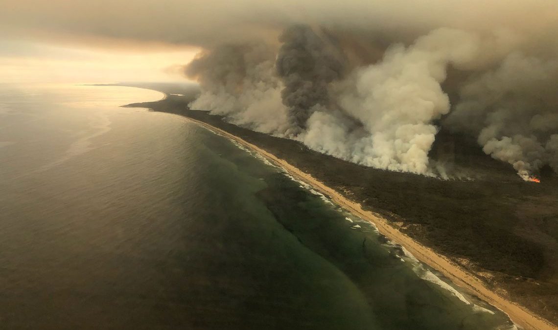 Chuva “limpa” fumaça da Austrália no sul do Brasil