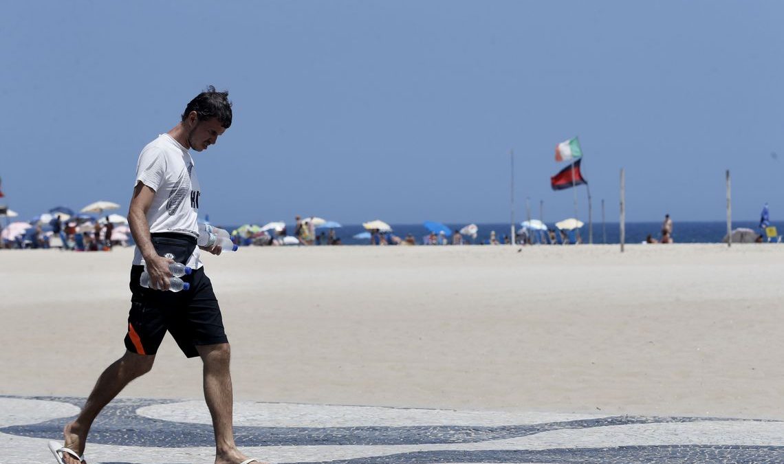 Temperatura chega a 40°C no Rio, com sensação térmica de quase 50°C