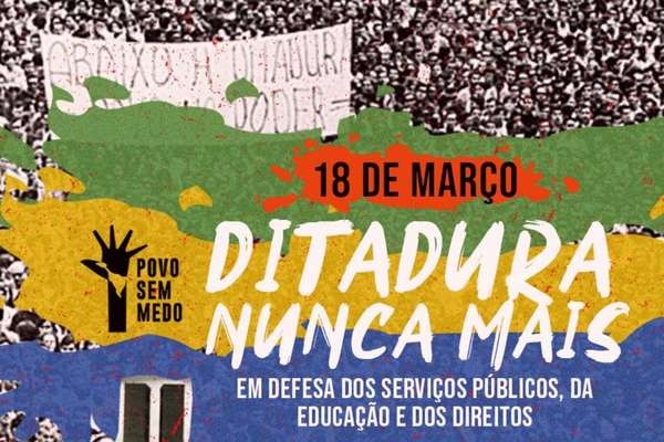 Oposição convoca manifestações contra o governo Bolsonaro