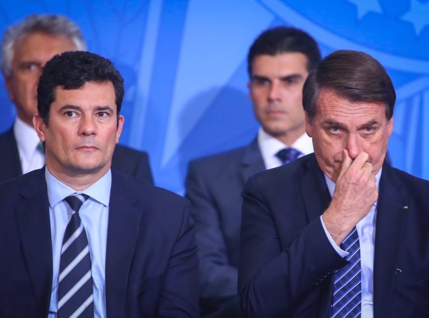 Moro ‘lamentavelmente’ mentiu sobre interferência na PF, diz Bolsonaro