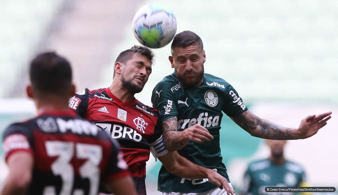 Após imbróglio judicial, Palmeiras e Flamengo empatam em 1 a 1