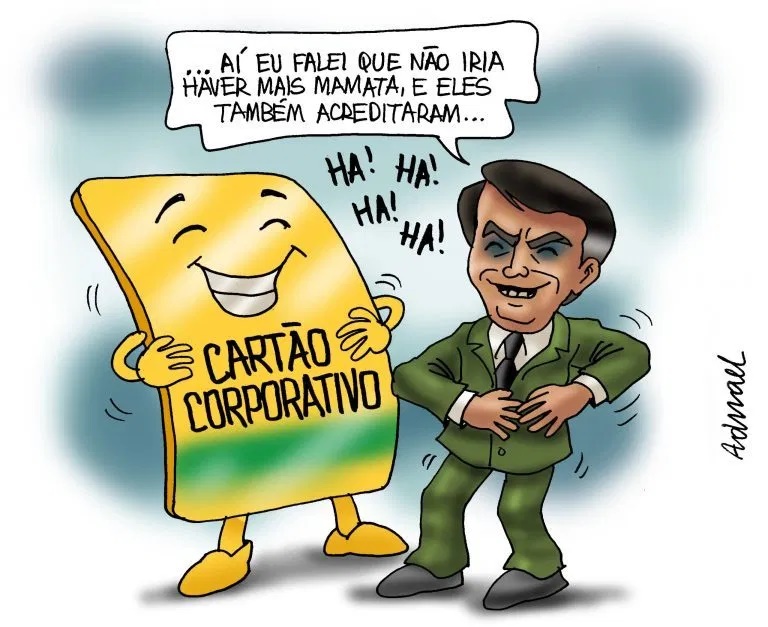 Nem a pandemia evitou que Bolsonaro gastasse quase R$ 8 milhões com o cartão corporativo em 2020