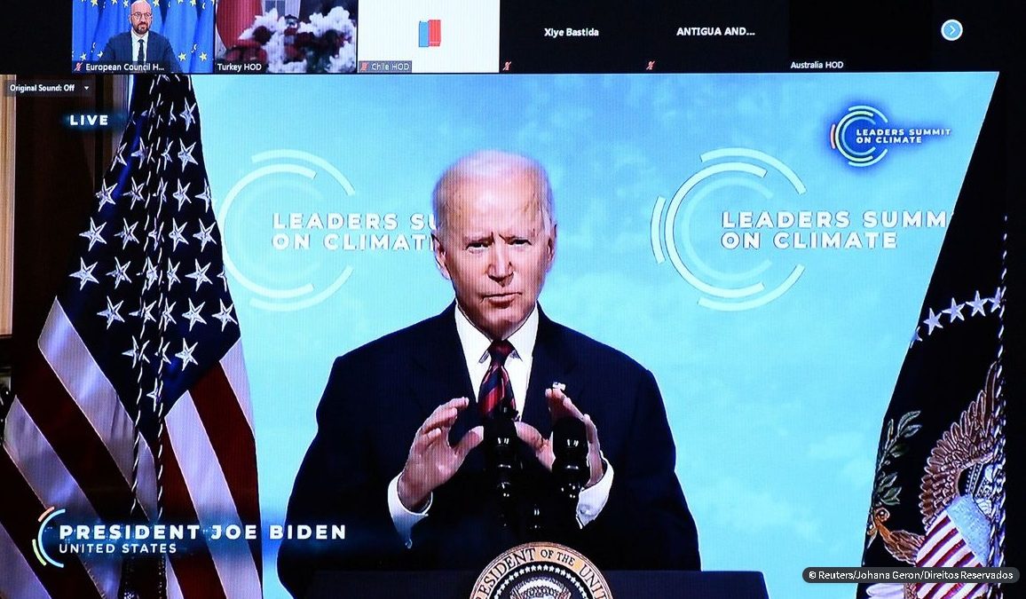 Biden faz apelo em cúpula para que mundo cumpra compromissos climático