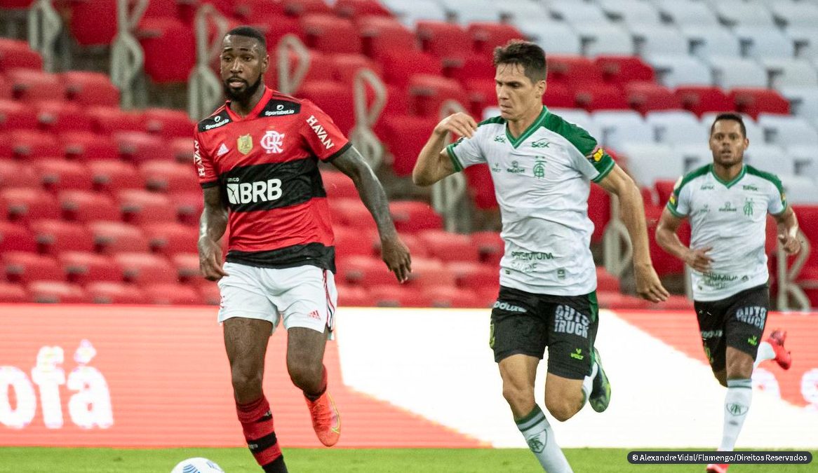 Flamengo bate América-MG com gols de Bruno Henrique e Rodrigo Muniz