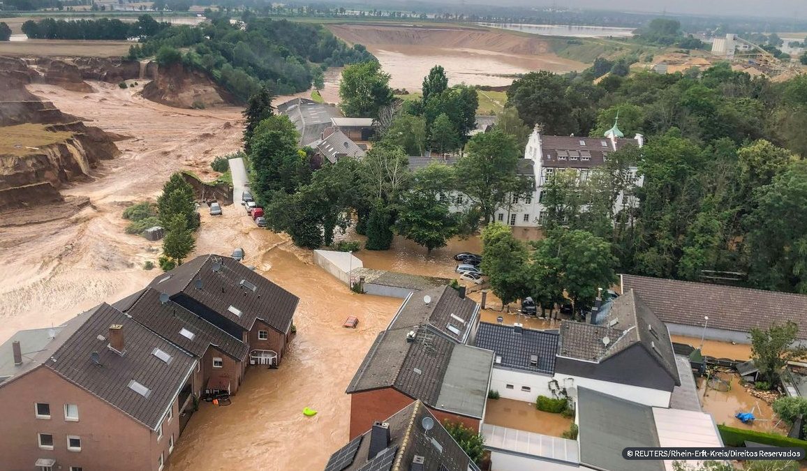 Mais de mil estão desaparecidos após inundações na Europa Ocidental