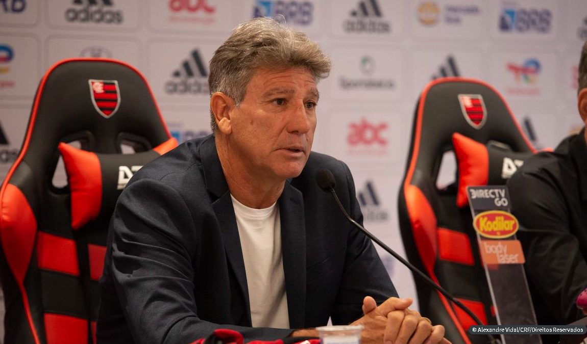 Renato Gaúcho é apresentado oficialmente como técnico do Flamengo