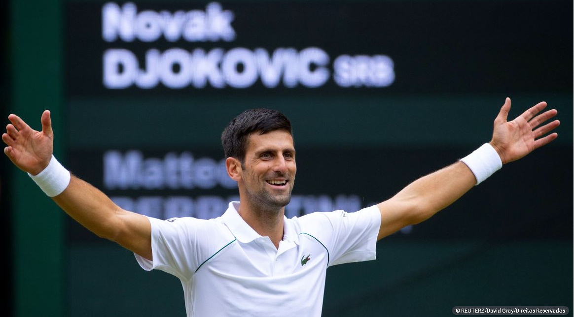 Djokovic é 1º classificado ao ATP Finals após triunfo em Wimbledon