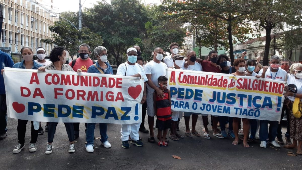 Alô autoridade, queremos Justiça! Pelo fim da violência policial contra negros e pobres da periferia