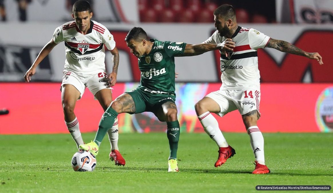 São Paulo e Palmeiras ficam no 1 a 1 pela Libertadores