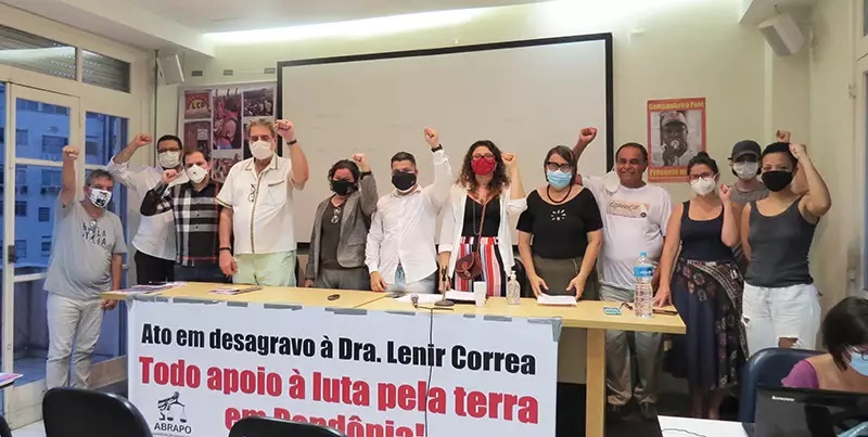 Ato de lançamento do relatório da Missão de Solidariedade e desagravo público em favor da advogada Lenir Correia [VÍDEO]