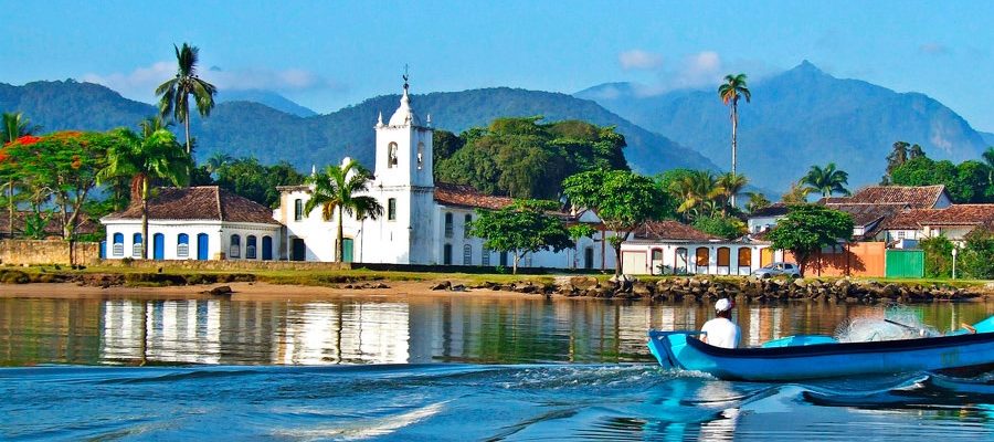 A cidade de Paraty RJ está situada em uma bela baía do litoral sul do estado do Rio de Janeiro. (Divulgação)