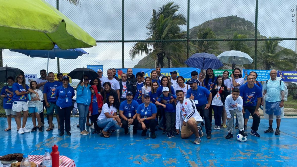 Ato pelo Dia Mundial de Conscientização do Autismo foi comemorado no Rio de Janeiro