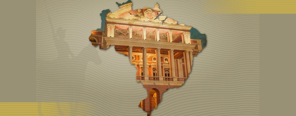 O Mapa de hoje mostra o Teatro Amazonas, em Manaus-AM. (Divulgação MTur)