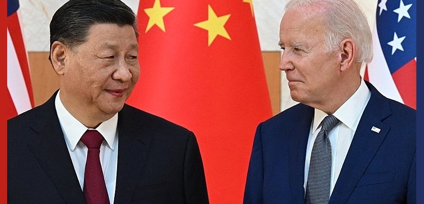 Xi Jinping e Joe Biden em cúpula antes do G20. (Saul Loeb / AFP)